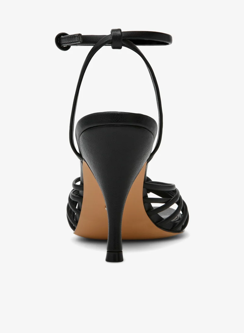 STEVE MADDEN  Soft PU Metal Buckle Sandals for Women | Best Price UAE